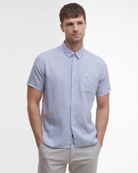 Deerpark Summer Fit kauluspaita Siniraidallinen