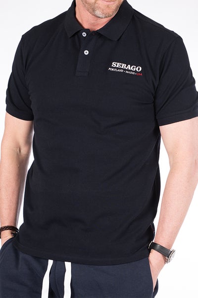 Authentic Logo Pikeepaita Tummansininen