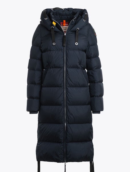 Panda pitk&auml; untuvatakki tummansininen