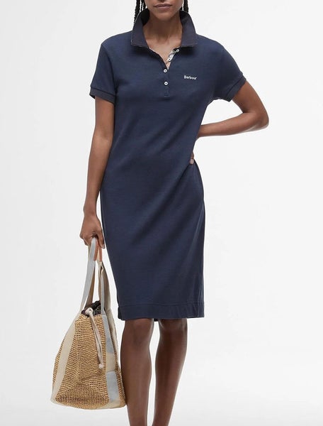 Barbour Polo Dress Pikeemekko Tummansininen