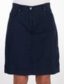 Classic Midi Skort W Tummansininen