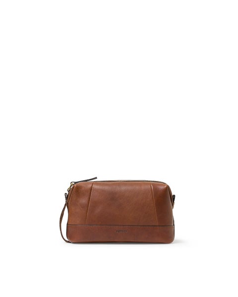 Cay toiletry bag Mid Brown