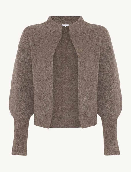 Chelsea Neuletakki Ruskea meleerattu