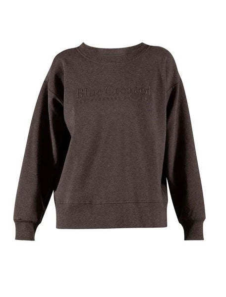 Gine Crewneck Sweat college ruskea