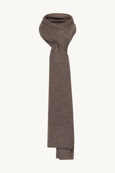 Fiona Scarf merinovillahuivi kaakaonruskea