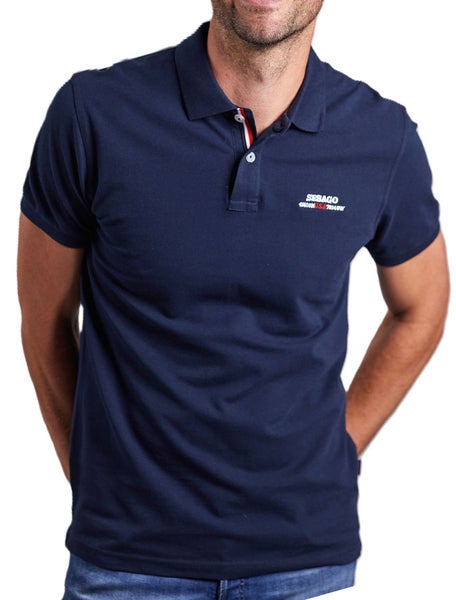 Authentic Logo pikee tummansininen