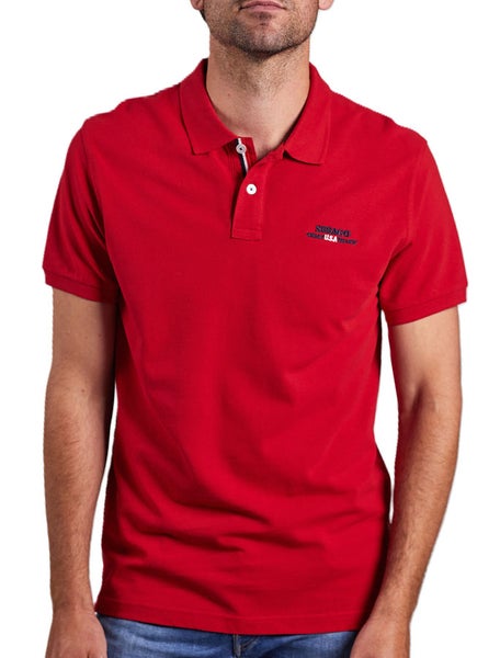 Authentic Logo pikee punainen