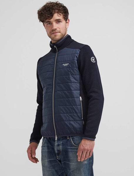 Peder Fullzip Wind Proof takki Tummansininen