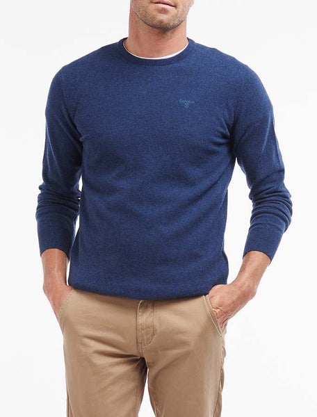 Essential Wool Crew Neck Villaneule Sininen