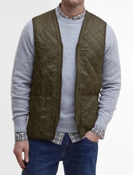 Barbour Polarquilt Zip In Liner Liivi Tummanvihre&auml;