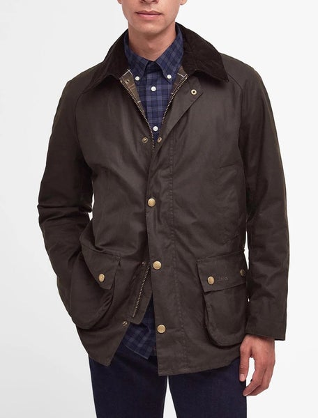 Barbour Ashby Wax &Ouml;ljykangastakki Tummanvihre&auml;