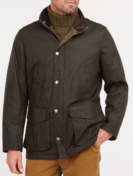 Hereford Wax &Ouml;ljykangastakki Tummanvihre&auml;