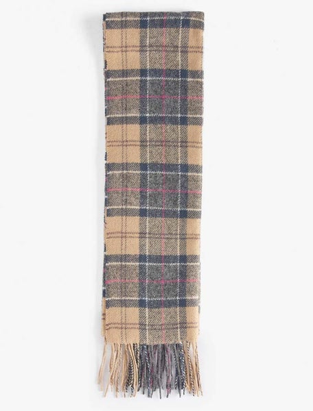Tartan Lambswool Scarf villakaulaliina beige