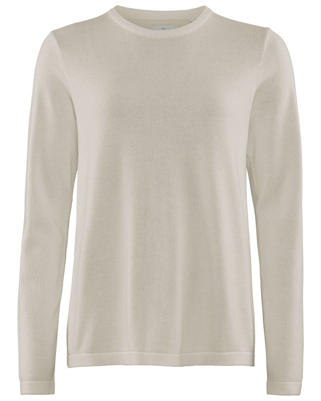 W's Brockton Cotton Crew Neck Luonnonvalkoinen