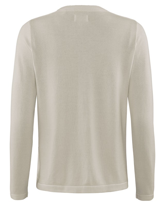 W's Brockton Cotton Crew Neck Luonnonvalkoinen