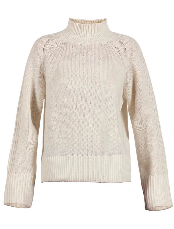 Blue Sportswear Cimmie turtleneck merinoneule luonnonvaalea