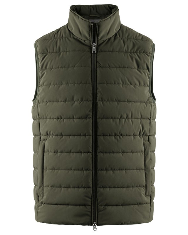 Delano kevytvanu liivi tummanvihre&auml;