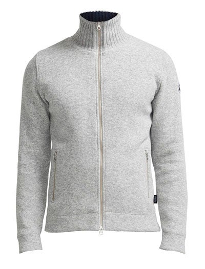 Holebrook M&aring;ns Zip WP Grey Melange Harmaa