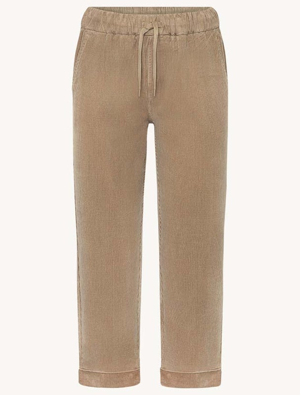 Thine samettihousut naisille vaaleanruskea