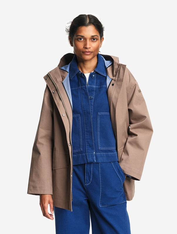 Aigle Short flared 3 layers MTD&reg; parka p&auml;hkin&auml;nruskea