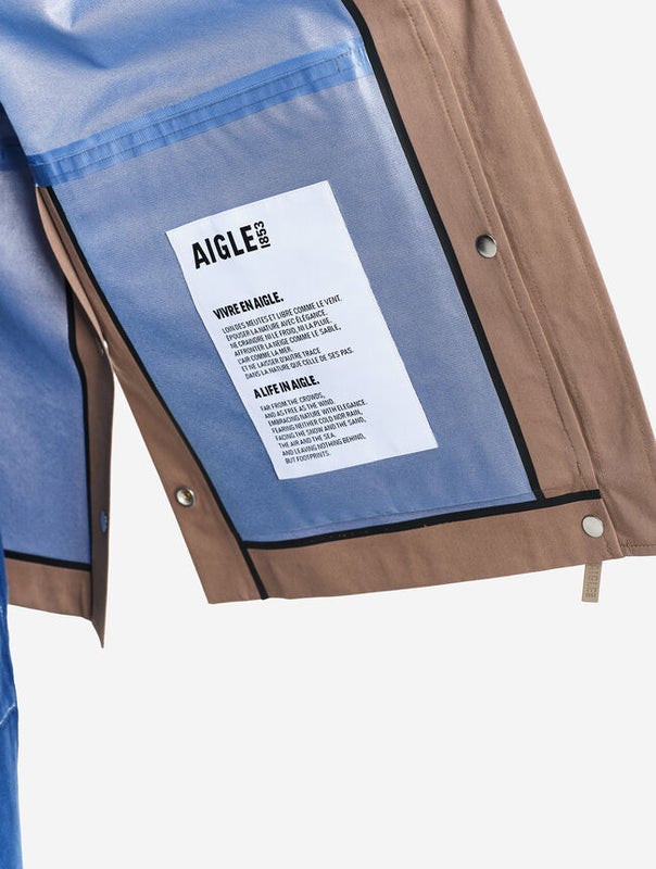 Aigle Short flared 3 layers MTD&reg; parka p&auml;hkin&auml;nruskea