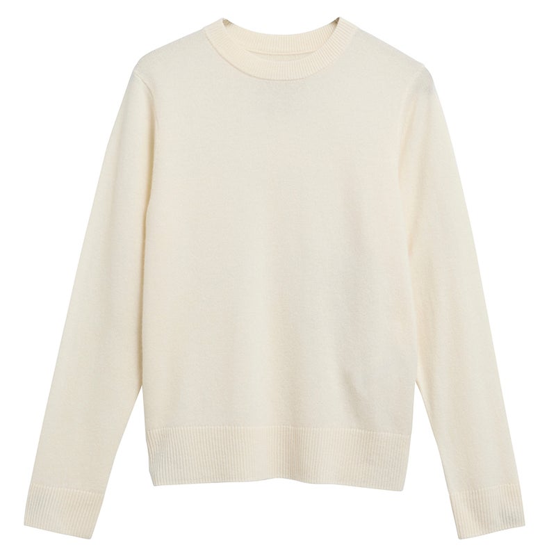Barbour Penwood Cashmere Knitted Jumper -kashmirneule luonnonvaalea