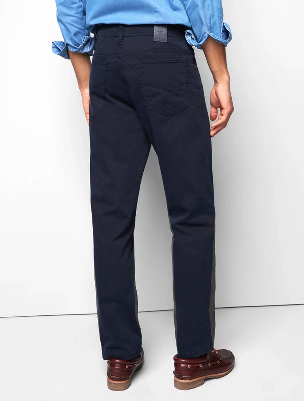 M5 SIX Soft Twill All Year -chinot tummansininen
