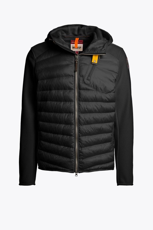 Parajumpers Nolan Jacket hupullinen hybriditakki musta