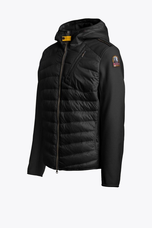 Parajumpers Nolan Jacket hupullinen hybriditakki musta
