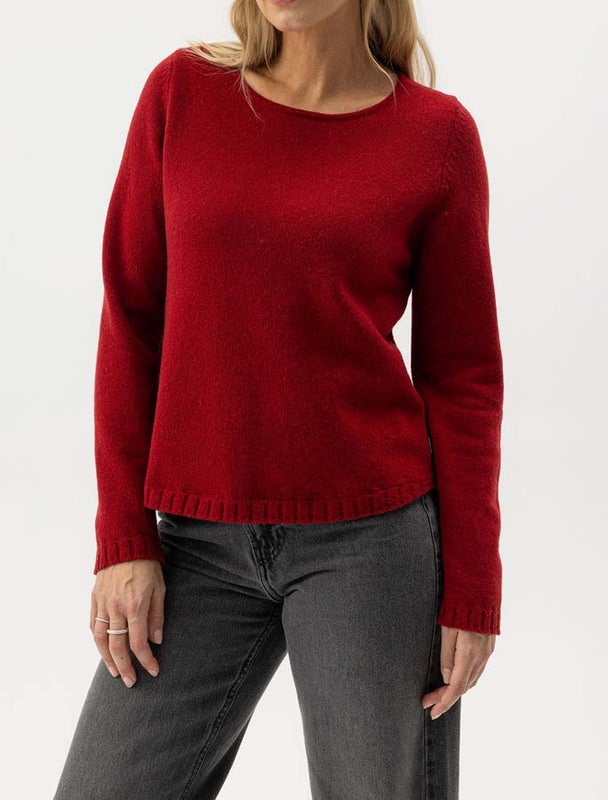 Holebrook Linda Crew villaneule punainen