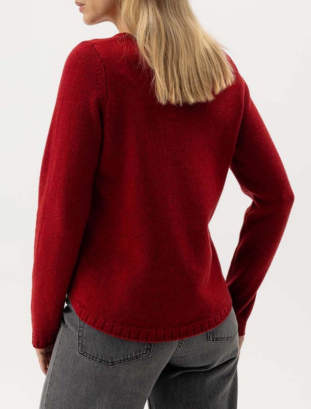 Holebrook Linda Crew villaneule punainen