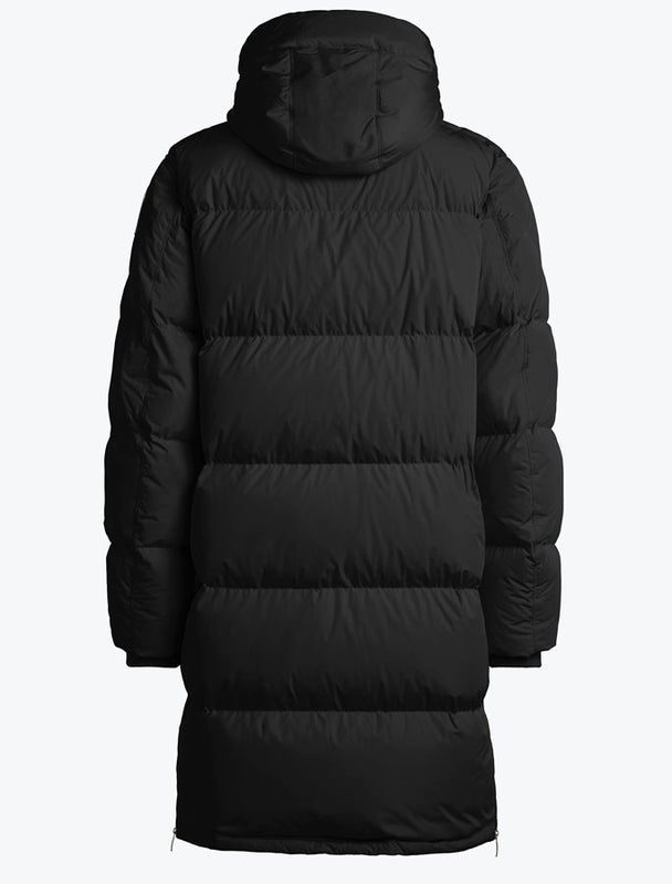 Long Bear Down Jacket miesten pitk&auml; untuvatakki musta
