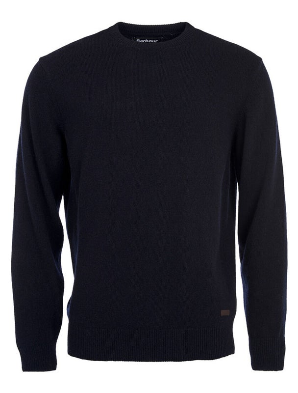 Barbour Essential Patch Crew neule tummansininen MKN0584  NY91