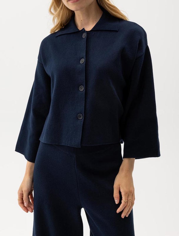 Holebrook Jane jacket puuvillatakki tummansininen