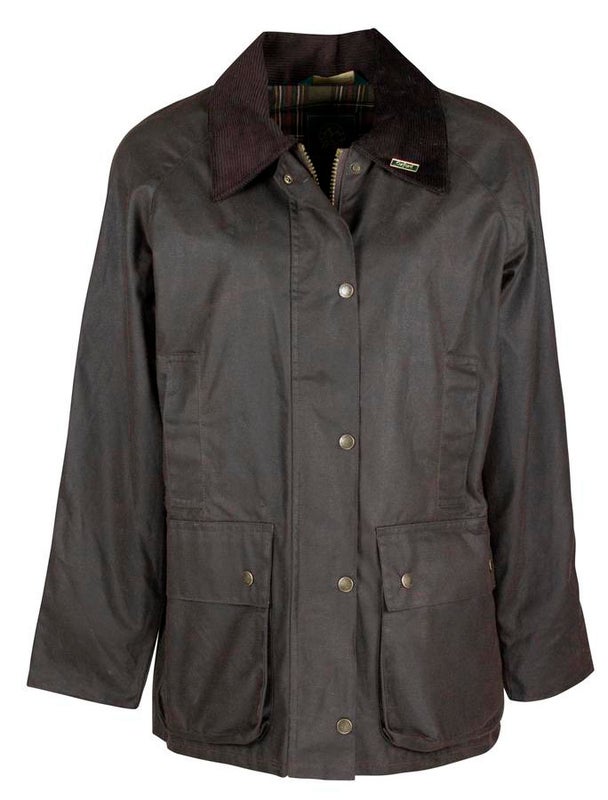 Oxford Blue Countrygirl &Ouml;ljykangastakki Ruskea