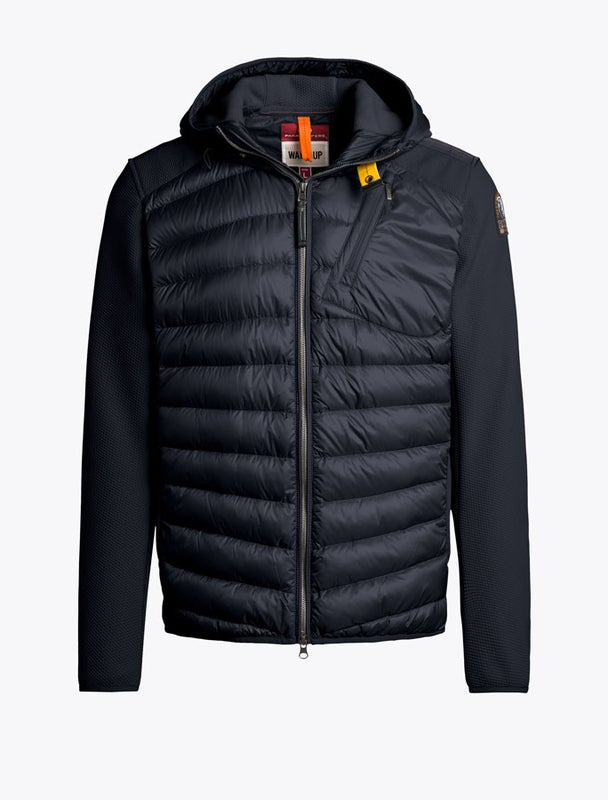 Nolan Jacket hupullinen hybriditakki tummansininen